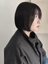 キャンバス バイ ネオリーブ 横浜西口(Canvas by neo.)&nbsp;まるっとまとまるボブ 顔周りレイヤー 暗髪 フェイスレイヤー