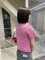 ウル 表参道(HOULe)&nbsp;艶髪ベージュ髪質改善ボブ顔まわりレイヤー20代30代40代[表参道]