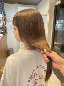 ブレス ヘアアンドスパ 湘南台(bless hair spa) 黄ばみゼロ！！ベージュカラー