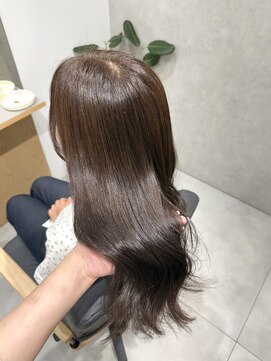 ソルア 上本町(solua) オリーブベージュ / 高濃度水素カラー / 20代 / 30代 / 40代