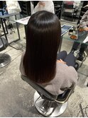 自然にまとまるウル艶縮毛矯正&カット(飯田)