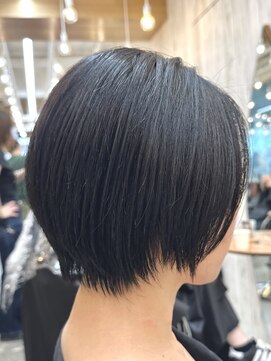 ロンドアジュール 横浜(Lond azur) ☆縮毛矯正×ショートもやってます！こんなに綺麗にまとまる！