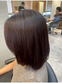 ミディアム/ボブ/レイヤーカット/ブラウン