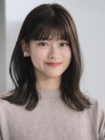 ガーデンヨコハマエスト(GARDEN YOKOHAMA est)&nbsp;似合わせカット　ダークアッシュ　ミディアムレイヤーカット