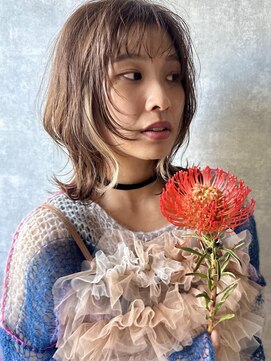 ダリー 菊水店(Dali) ウルフカット・ミディアム・インナーカラー・シールエクステ