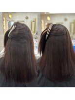 シンシア 銀座(sinsia)&nbsp;50代　髪のエイジングと強い癖に美髮矯正