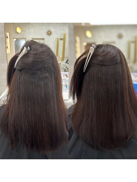 シンシア 銀座(sinsia) 50代　髪のエイジングと強い癖に美髮矯正