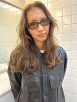 ヴヴ(Bub)&nbsp;ハイトーンベージュ ロングレイヤー ニュアンスパーマ ブリーチ