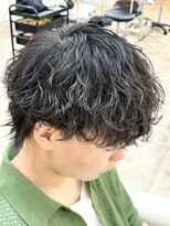 ボンドストーリールミエール(Bond Story lumiere) 波巻きパーマ波巻きスパイラルパーマラウンドマッシュ眉毛