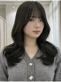 ナチュラルくびれヘア/韓国風レイヤーカット/ワンホンヘア
