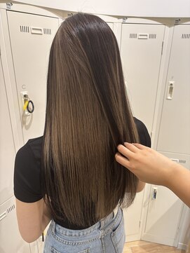 アーチバイケンジ(arch by kenje) アンブレラカラー/平塚美容室/ロングヘア/ブリーチカラー