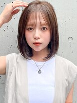 リヤン 表参道(lyann) 前髪結べるボブ薄めバングモテ髪愛され美髪艶感ワンカール
