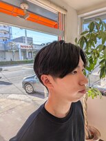 ヘア デザイン クランプ フロント(Hair Design CLAMP front)&nbsp;センターパートのニュアンスパーマ