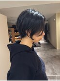 大人美人丸みショートボブハンサムショートヘア川崎20代30代40代