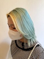 エール 生駒(aile Total Beauty Salon) ミントブルー×レモンイエロー