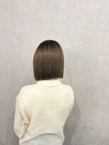 フランチェスカドットボブ(francesca.bob)&nbsp;切りっぱなしボブ×オリーブグレージュ【渡辺俊弥】