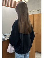 ニール 名古屋 伏見 丸の内(NEELU)&nbsp;【RIE】ツヤっとぷつっとロングベージュ
