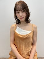 リオラヘアー(Liora hair)&nbsp;外はねボブ/くびれスタイル/明るめカラー/天神