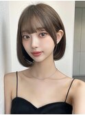 韓国ボブレイヤーボブレイヤーボブ髪質改善ボブ20代ミニボブ