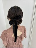 ふわふわシニヨン
