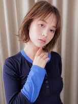 カバーヘアアンドスパ ブリス 浦和(COVER HAIR&SPA bliss) ハニーブラウン小顔ハッシュカット抜け感レイヤーボブ20代30代Y