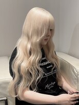 ベレーザ 川越(Beleza)&nbsp;ba18818_ミルクティーベージュハイトーンカラー艶レイヤーカット