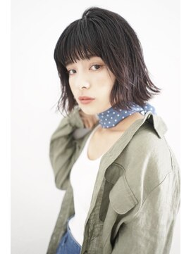 アンド(AND) 外はね×暗髪ボブ
