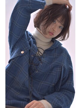 バロンフェム(baLon.fem) Ai Honda /ニュアンス暗髪ミニボプ