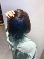 ガーデン 小山店(garden) インナーグラデーション切りっぱなしボブ