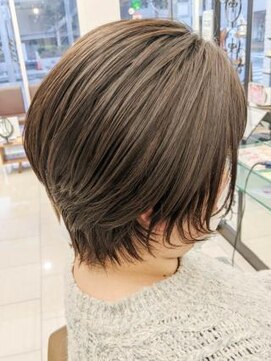 グランシュ 青葉台店(GranCieux) ナチュラルベージュ×ショートボブ