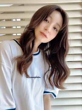 スプレンド センター南(SPLENDO hair nail supply&co.) 【ヨシンモリ】透明感カラー+くびれツヤカール