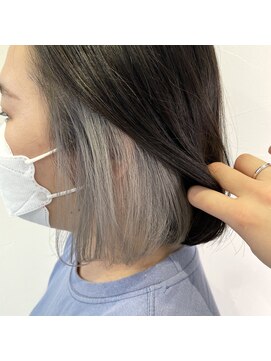 テクライズ 豊橋店(TECHRISE) ☆イヤリングカラー×ホワイトグレージュ☆10代20代30代