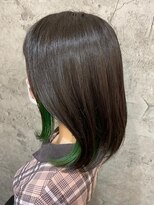 ビーエル ブロッサム 鶴ヶ島店(BL Blossom)&nbsp;チラ見せインナカラー グリーン