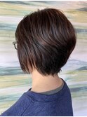 ショートレイヤーボブ