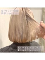 ワット 原宿店(W)&nbsp;【W-ワット-原宿店 】 ホワイトミルクティーベージュ