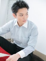 アートサロン センター北(art salon)&nbsp;センター北/髪質改善/アッシュブラック×ツーブロックマッシュc