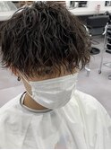 波巻きスパイラルツイストスパイラルミックスパーマウェット質感