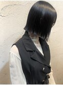 切りっぱなしボブ