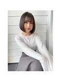 優しい雰囲気ボブスタイル