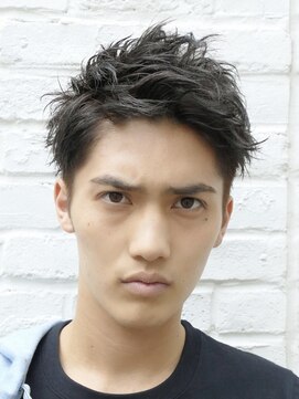 ディバイン 船橋店(divine) ビジネスショートメンズマッシュツイストパーマツーブロック