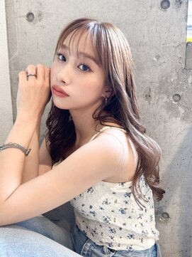 ルービック 梅田茶屋町(Rubik) ロングレイヤー透明感ベージュ20代30代40代