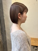 ゴーシェン 津田沼本店(Goshen)&nbsp;ピンクベージュ×ボブ