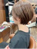 大人可愛い20代30代40代丸みとくびれショートボブ◎