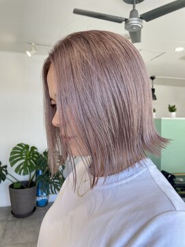 ヘアーメイク チョコ(hair make choco) ハイトーンピンクブラウン