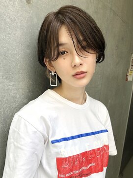ロット 横浜(lot) ハンサムショート×オリーブグレー×似合わせカット[横浜駅]