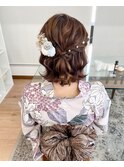 浴衣ヘアセット