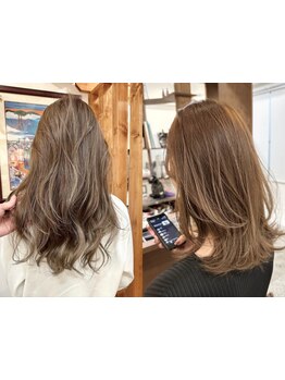 《白髪ぼかしが魅力のサロン》お悩みに合う白髪ぼかしを提案◎白髪を隠すのではなく活かすスタイルに＊