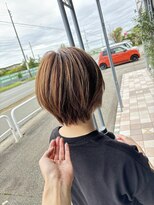 ヘアメイク アース 秋田仁井田店(HAIR & MAKE EARTH)&nbsp;ハイライト-ショートヘア