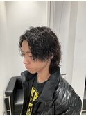 波巻きパーマ/波巻きツイスパ/波巻きスパイラル/メンズパーマ