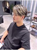波巻きツイストスパイラルパーマ/フェザーパーマ/眉毛/メンズ